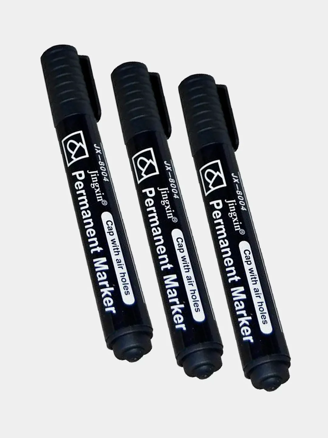 Маркер перманентный черный толстый , 3 шт за 99 ₽ купить в интернет ...