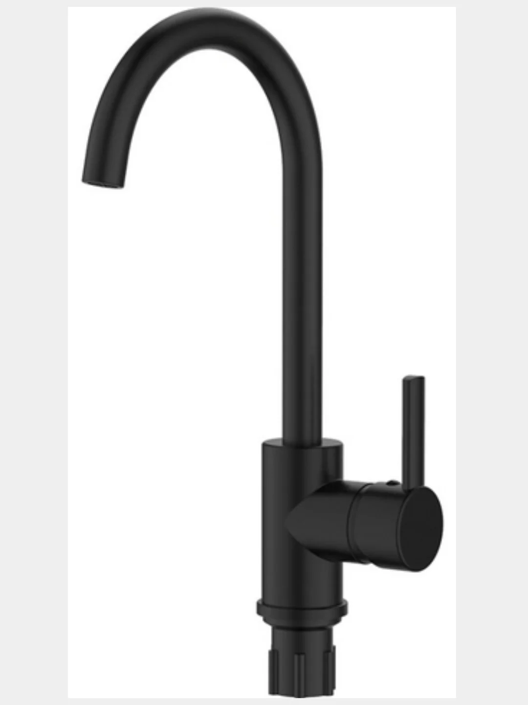 OneLife P04-001b Полимерный смеситель для кухни черный, кран за 6900 ...