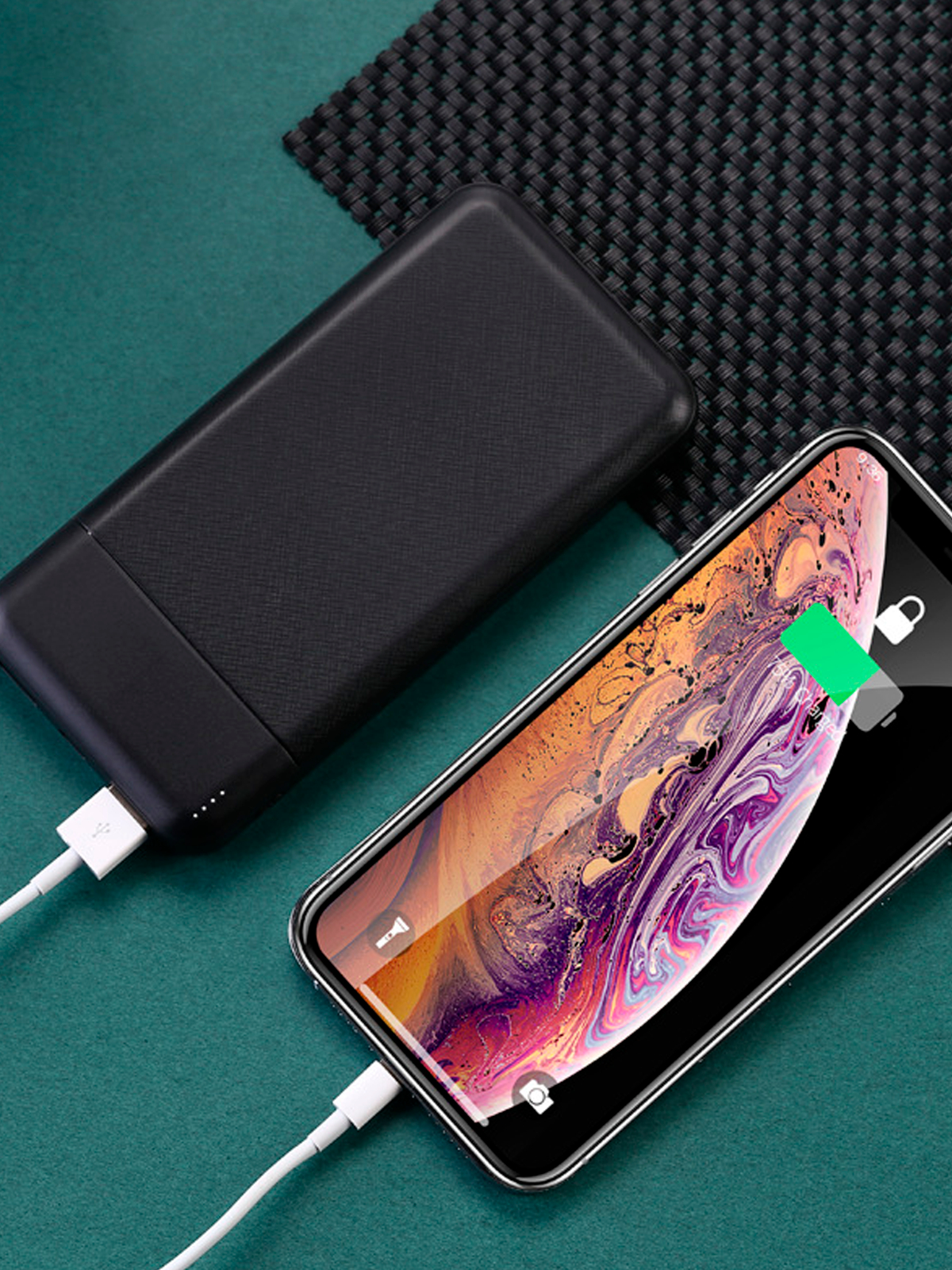 Внешний аккумулятор Power bank 20000мАч (портативная зарядка на 2 USB)  купить по цене 1425 ₽ в интернет-магазине KazanExpress