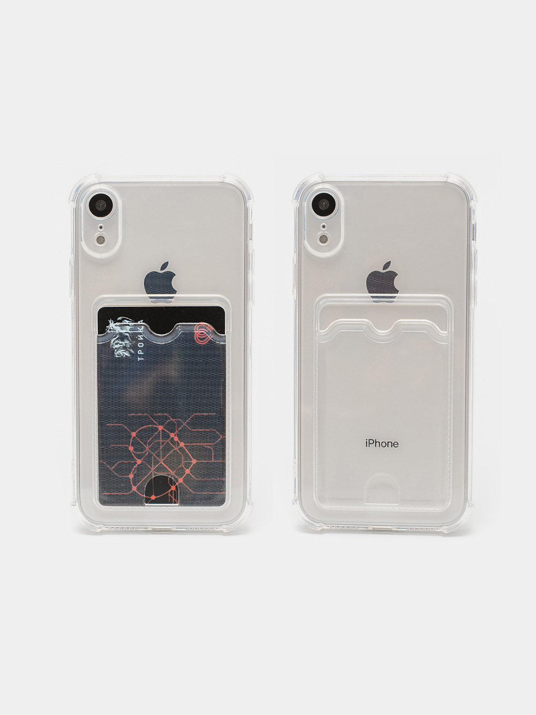 Чехол силиконовый iPhone XR, 11, 12, 13, 14, Pro Max, 7 с карманом 
