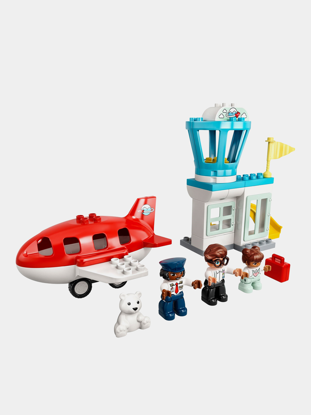 LEGO Duplo самолет и аэропорт