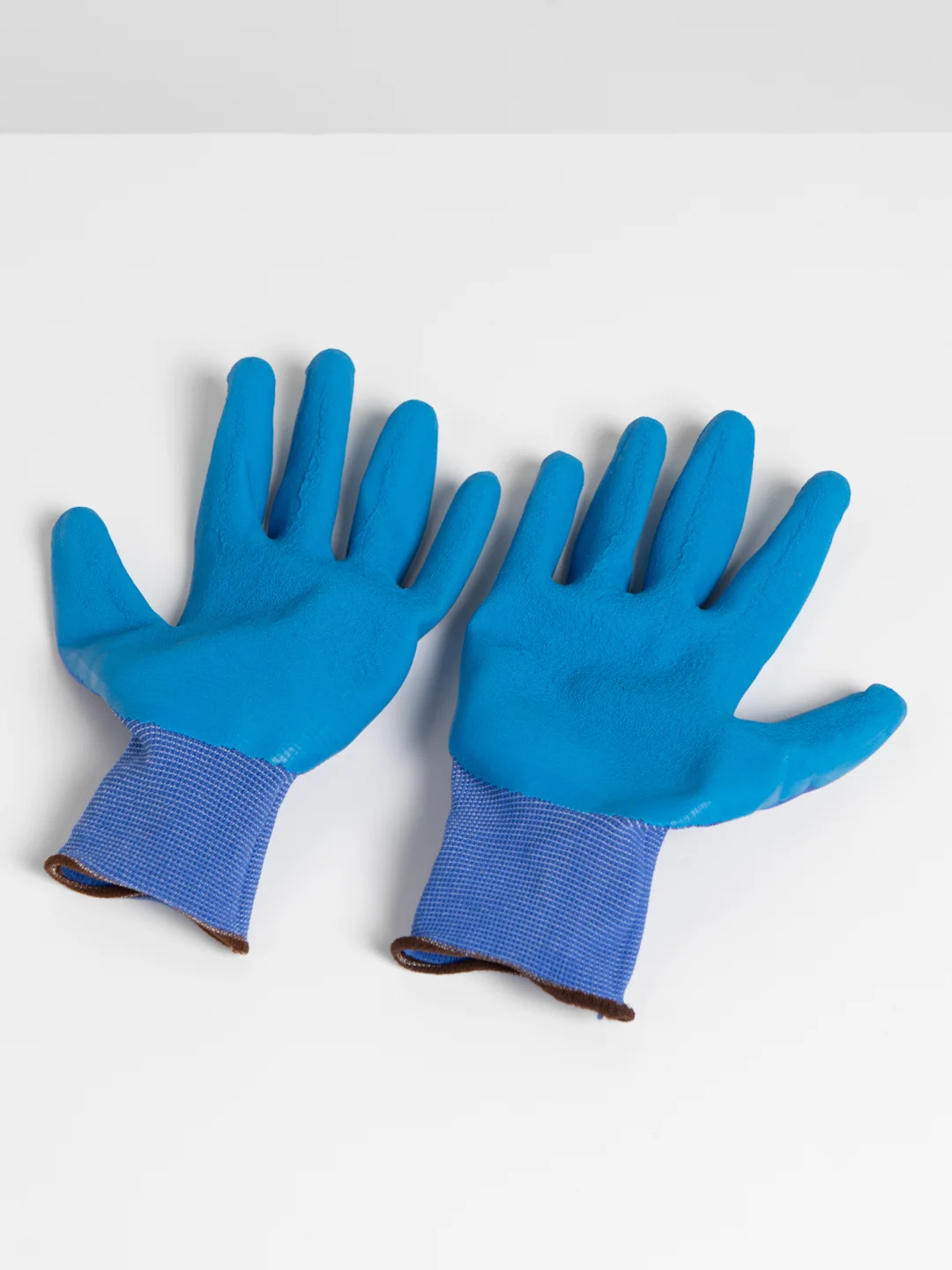 Перчатки нейлоновые, с рифленым покрытием