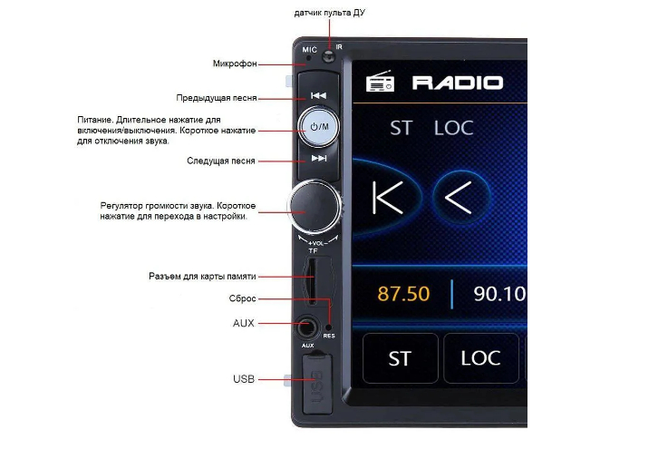 dvr in 7010b магнитола