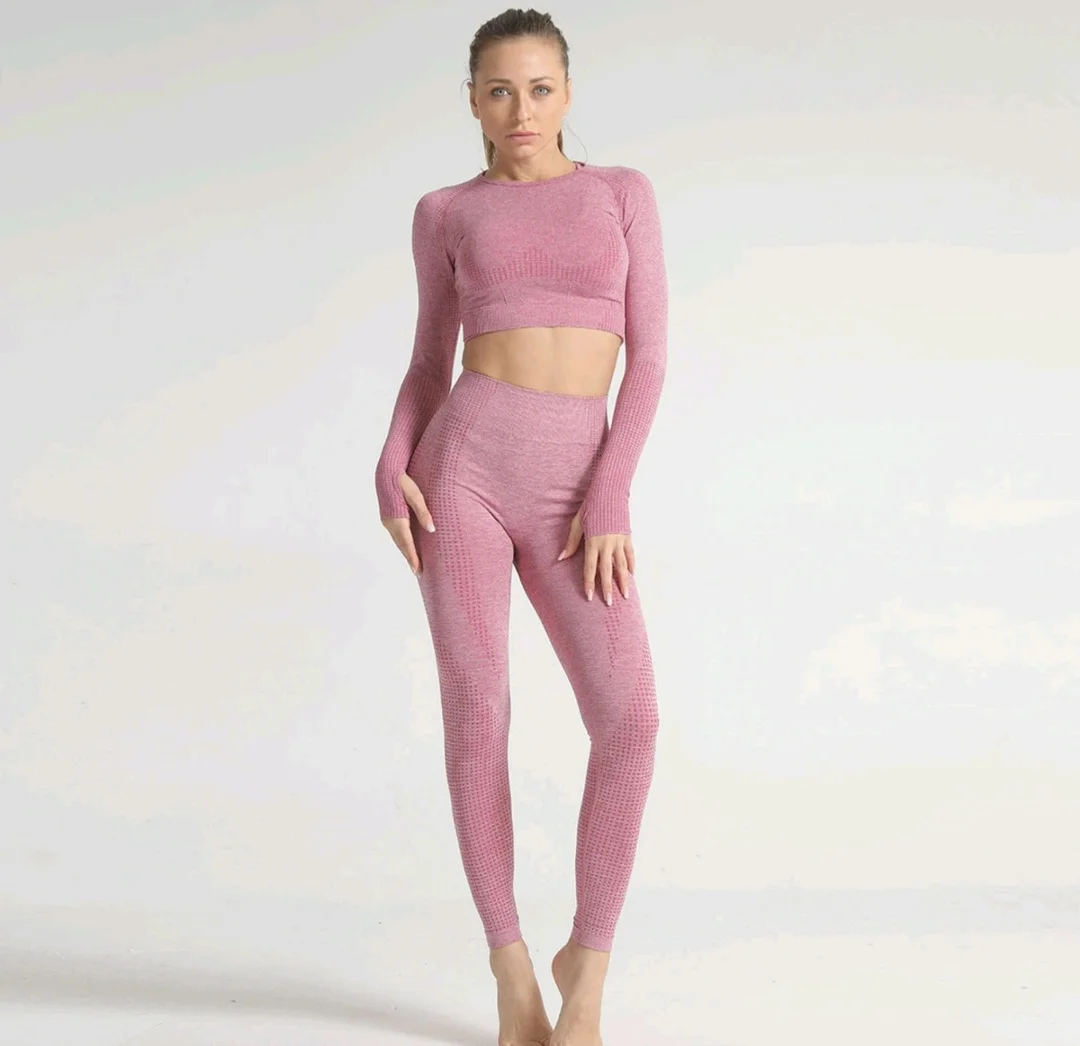 Костюм для йоги, бесшовный, 3 в 1: леггинсы и топ за 2199 ₽ купить в ...