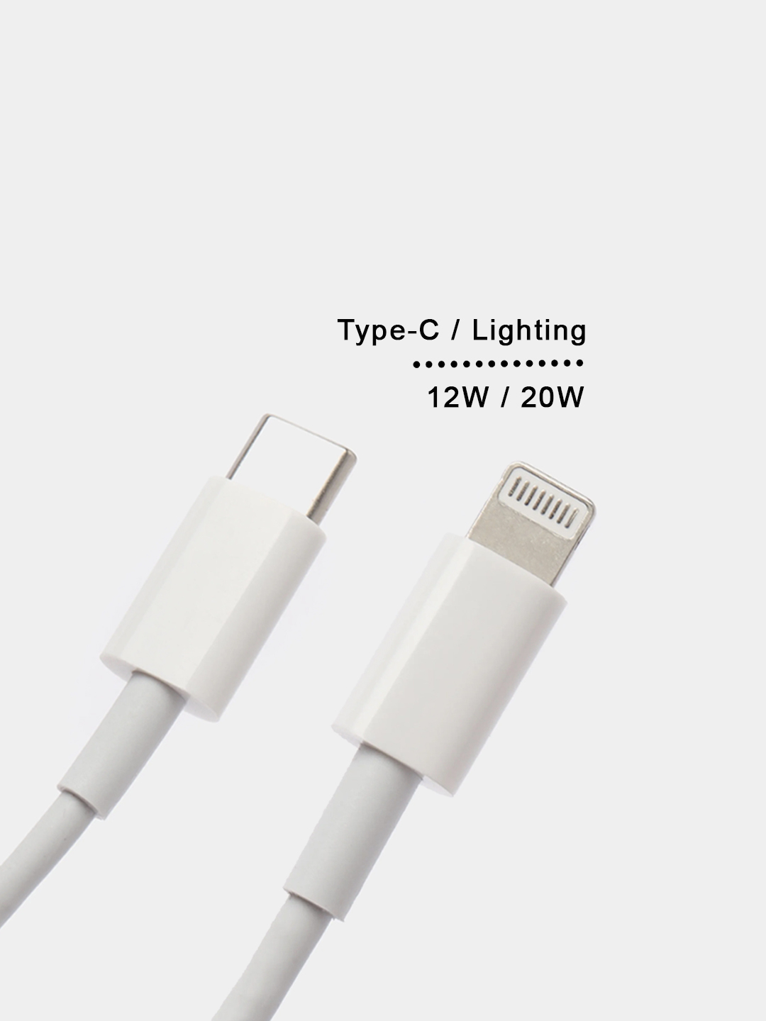 Быстрая зарядка для айфона (Type C-Lightning), шрур для iPhone iPad .