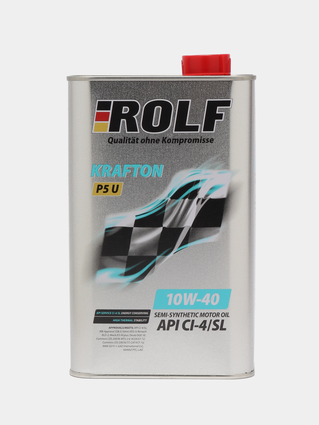 Моторное масло ROLF KRAFTON P5 U 10W-40 Полусинтетическое 1 л за 575 .
