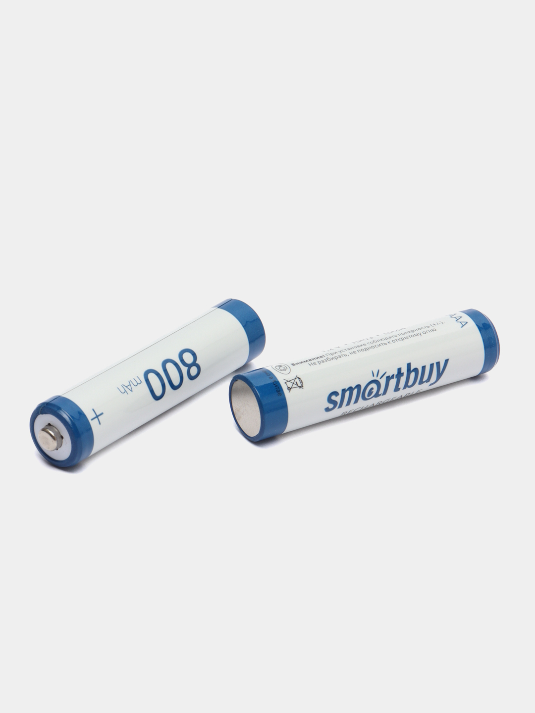 Аккумуляторные батарейки Smartbuy, мизинчиковые AAA/2BL, HR03, NiMh .