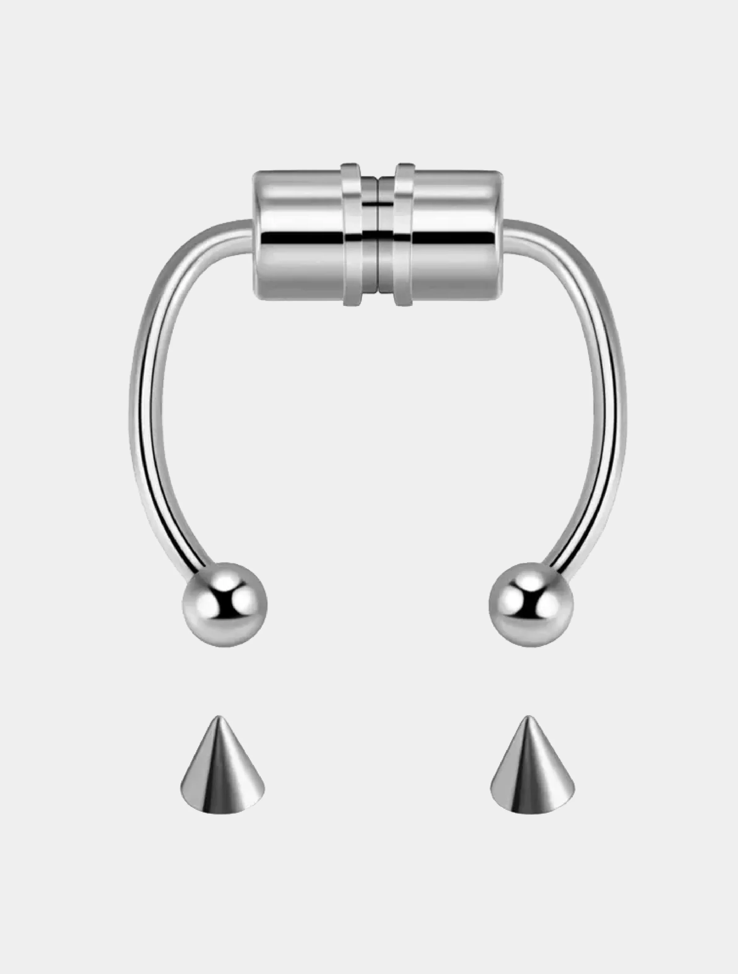 Пирсинг для носа,пирсинг обманка,пирсинг на магните/септум/без прокола ...