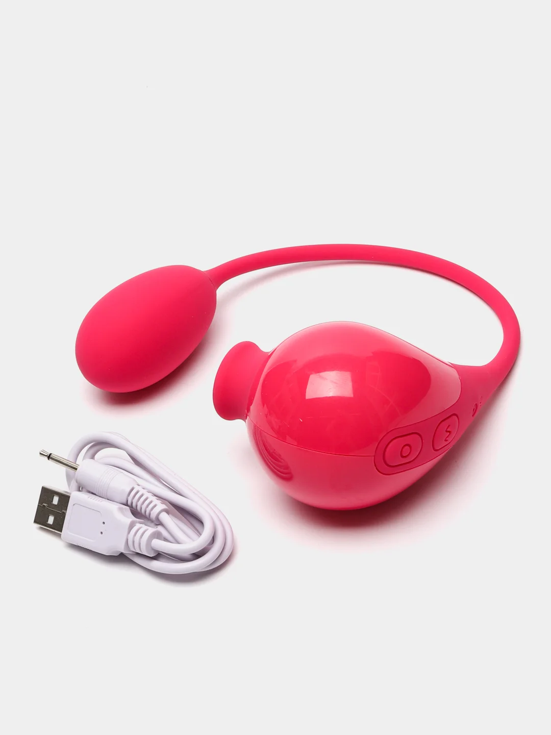 Вибратор двойной, для стимуляции клитора и точки G, вакуум и вибрация ...