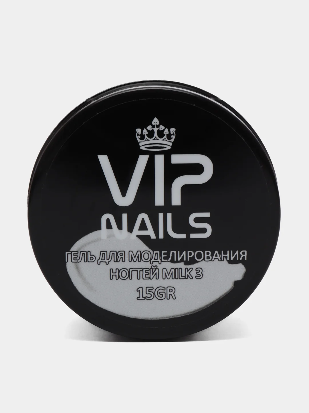 Молочный твердый гель для наращивания и моделирования ногтей Vipnails ...