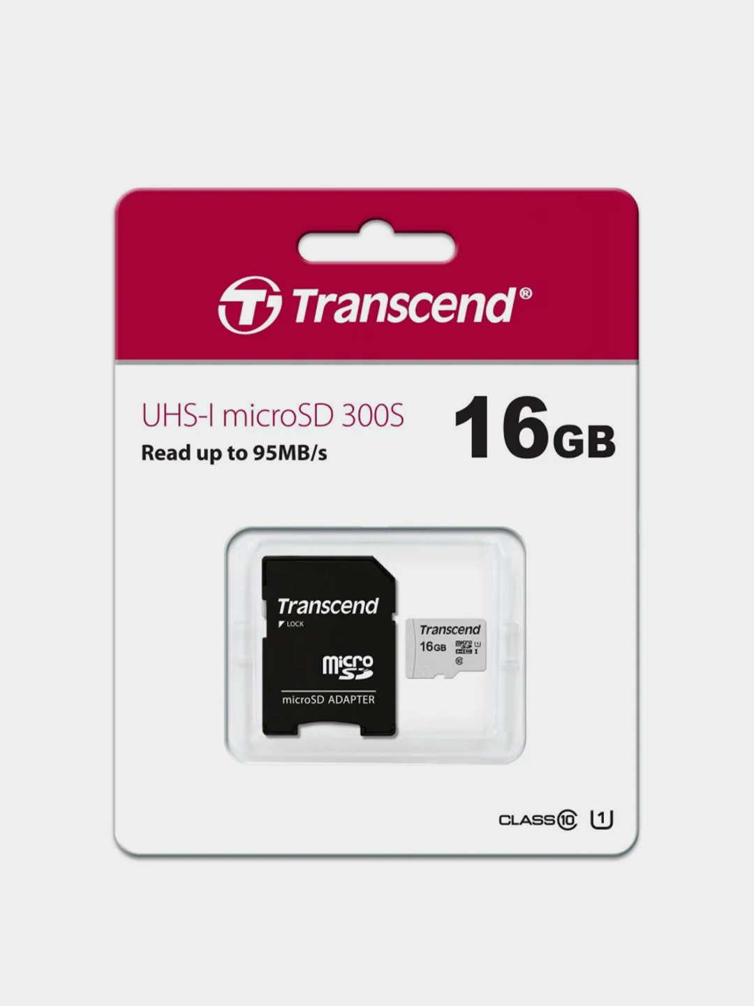 Карта памяти transcend microsdhc 16 гб class 10