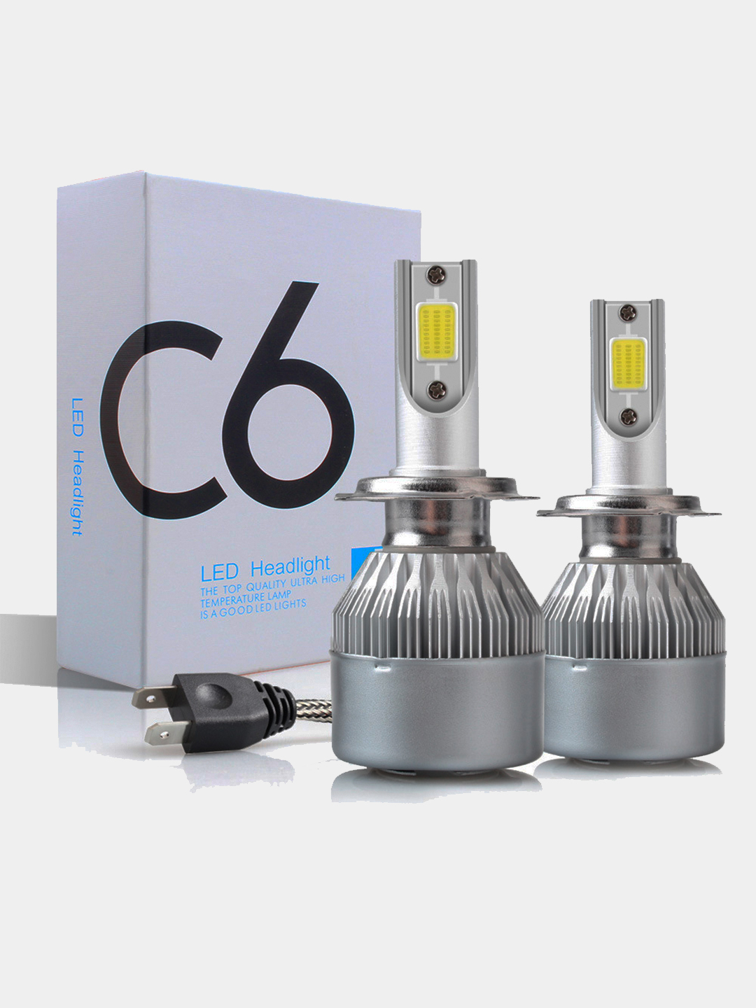 Светодиодные лампы LED С6 Н1, Н3, Н7, Н8/Н9/Н11, Н4/НВ2/9003, НВ4/9006 .