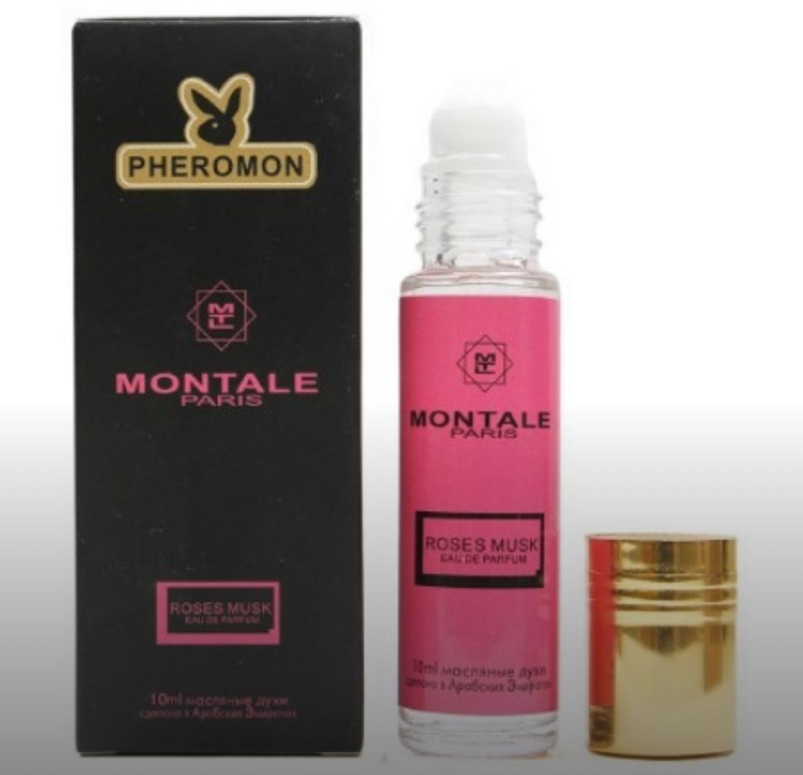 Духи с феромонами масляные по мотивам MОNTALE PARIS ROSES MUSK, женские .