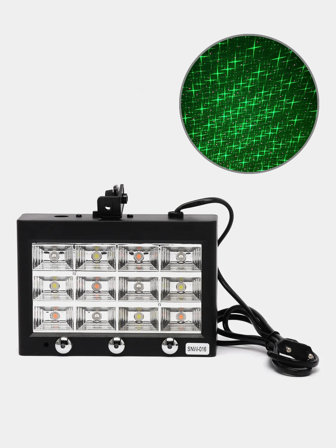Светодиодный новогодний лазерный проектор для дискотеки стробоскоп .