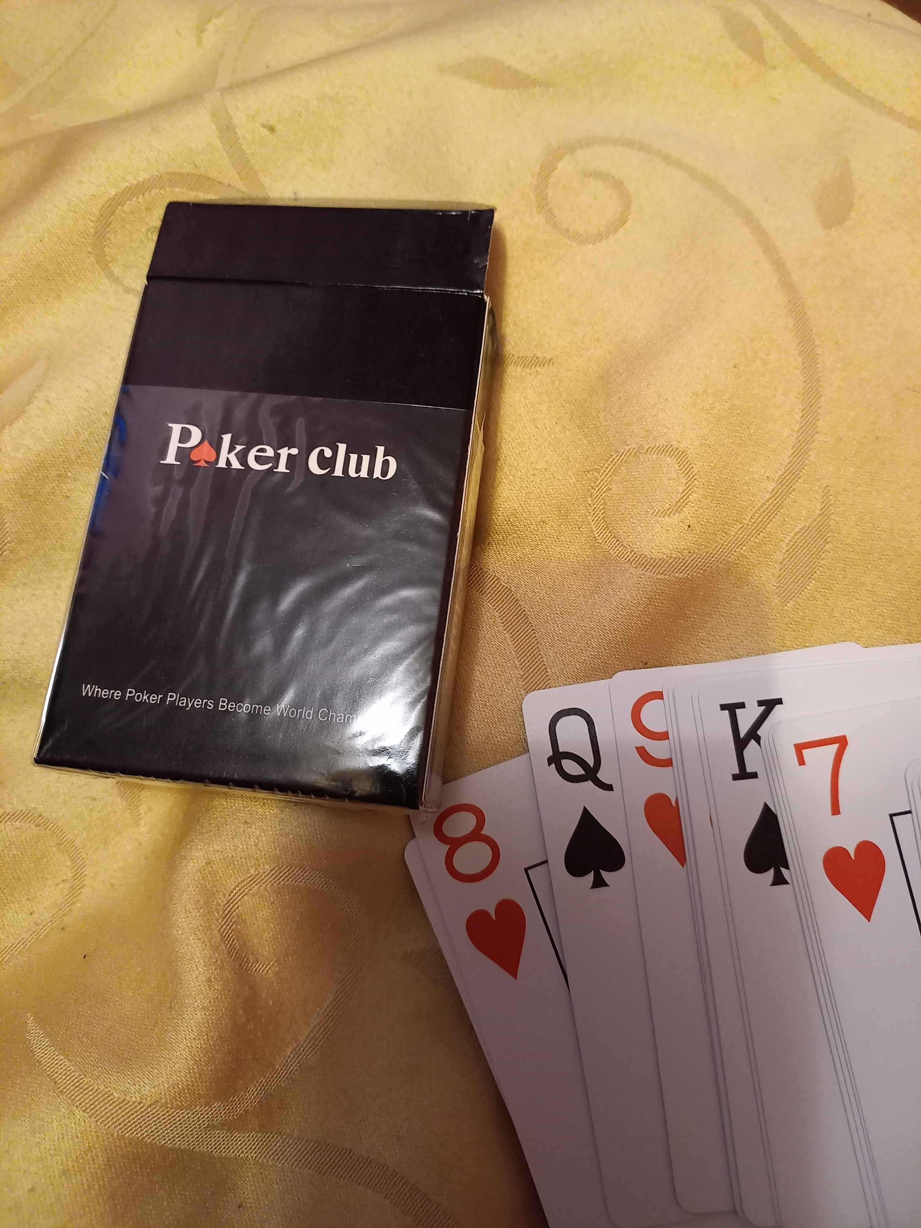 Карты Poker Club пластиковые для покера 54 шт и НАБОР из 2-х! Покерные  карты, Игра в покер купить по цене 274.59 ₽ в интернет-магазине Магнит  Маркет