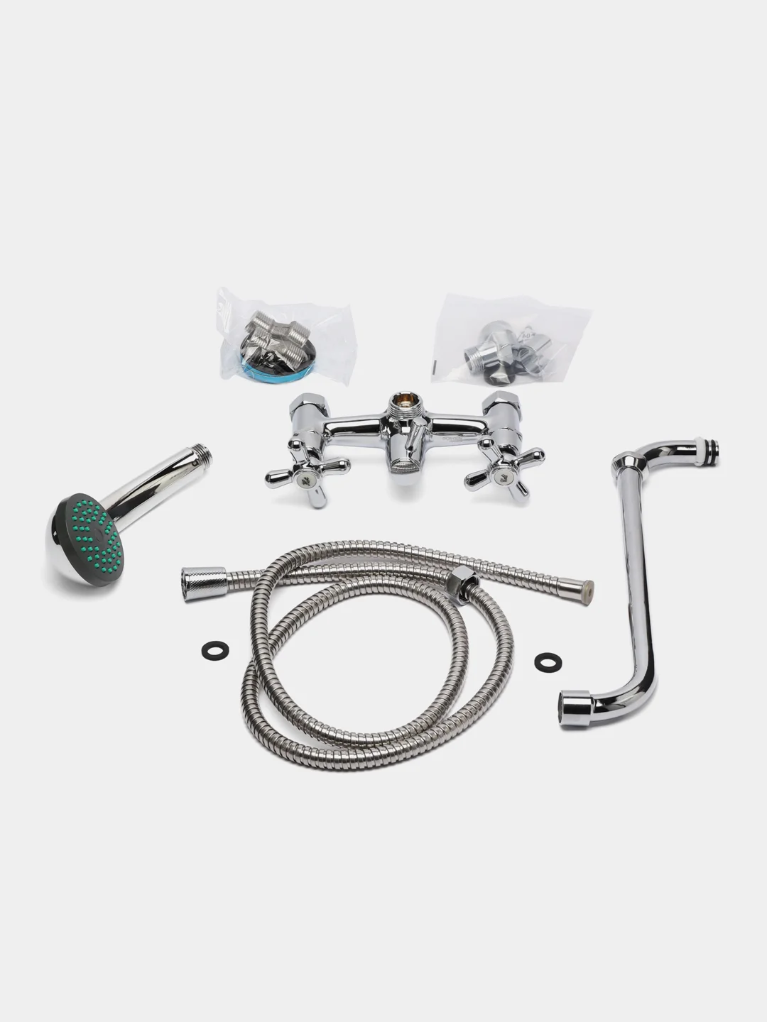 Смеситель кран для ванной раковины ванны душа с длинным изливом и ...