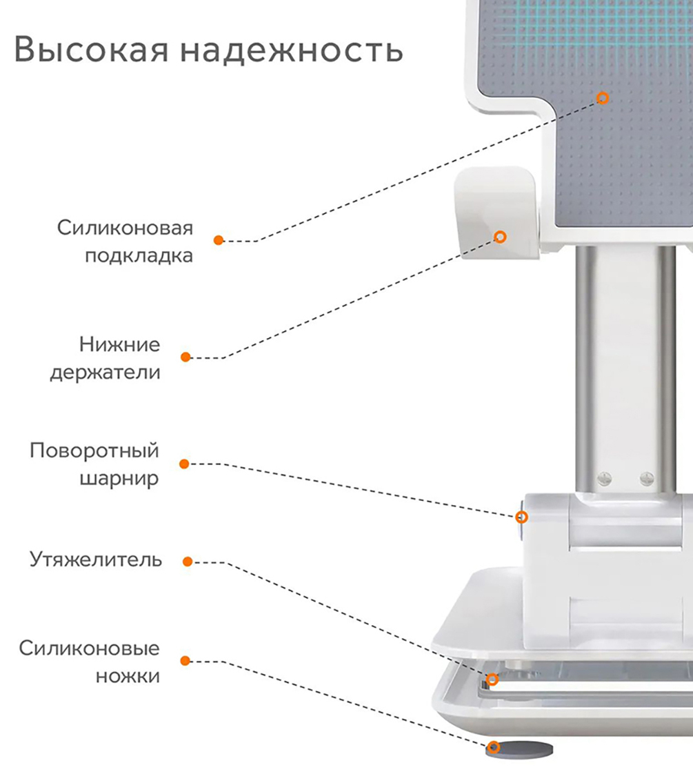 Держатель подставка для телефона, складной купить по цене 271 ₽ в  интернет-магазине KazanExpress