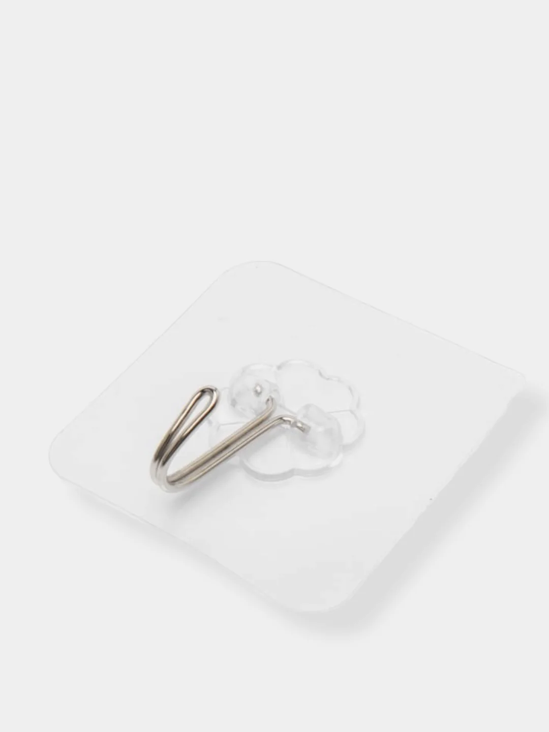 10 шт, Крючок настенный самоклеющийся для ванны и кухни прозрачный ...