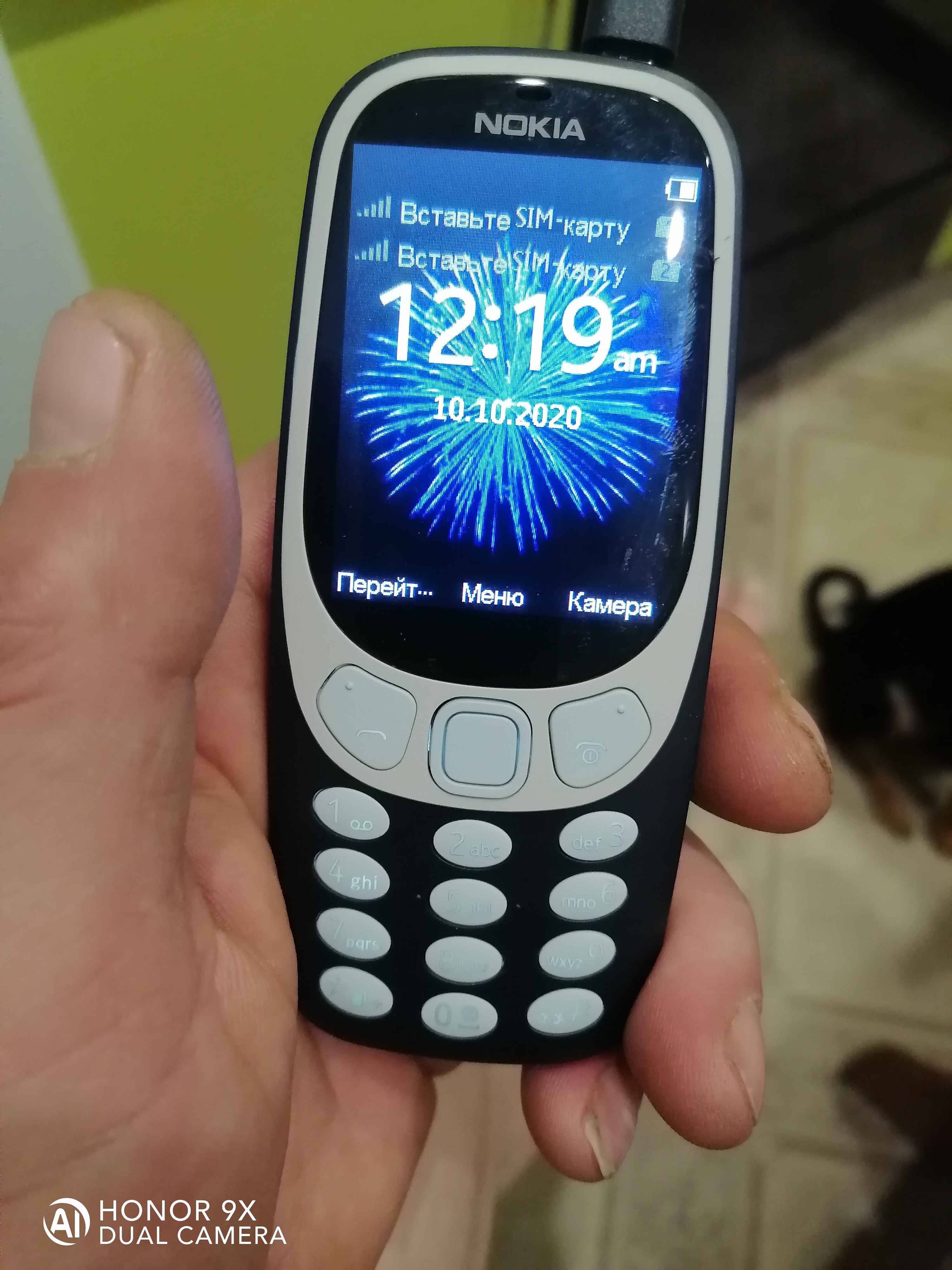 Мобильный кнопочный телефон Nokia 3310, 2 сим карты купить по цене 1950 ₽ в  интернет-магазине Магнит Маркет