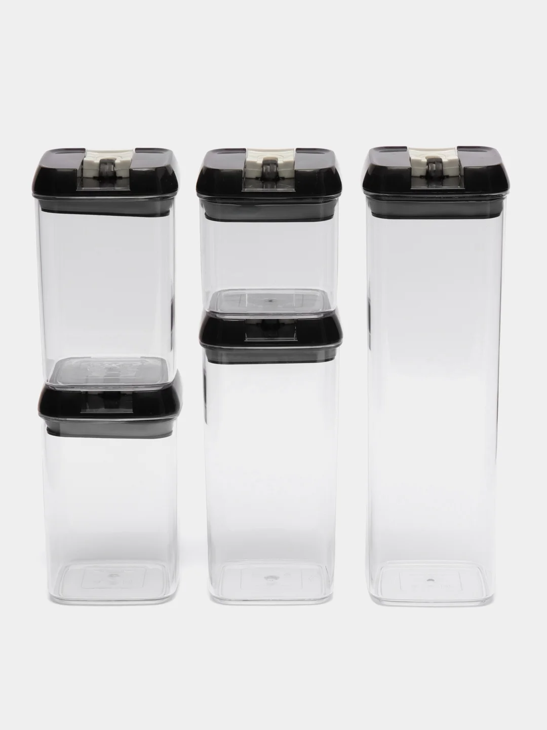 Набор контейнеров для хранения сыпучих продуктов, для хранения круп ...