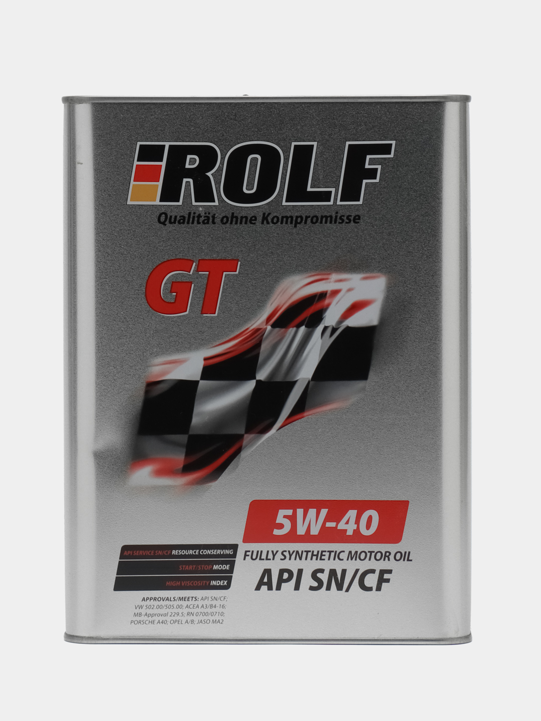 Моторное масло ROLF GT SAE 5W-40 4л. железная банка за 2999 ₽  в .
