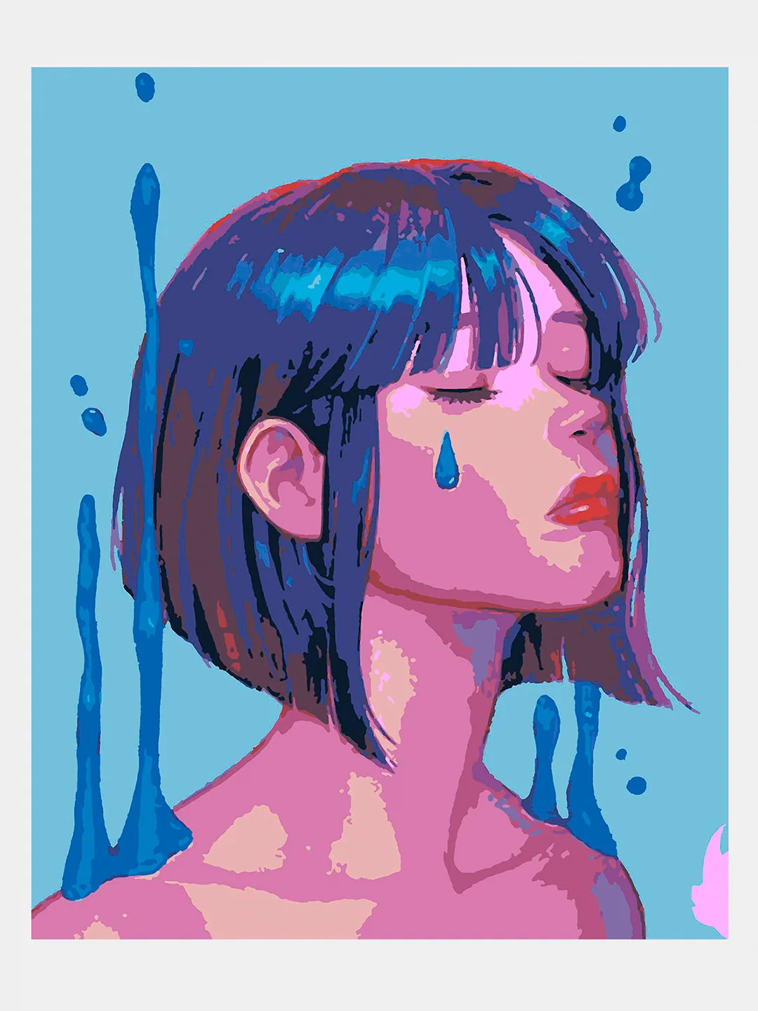 Картина по номерам на холсте с подрамником 50х40 см \"Капля\" за 499 ...