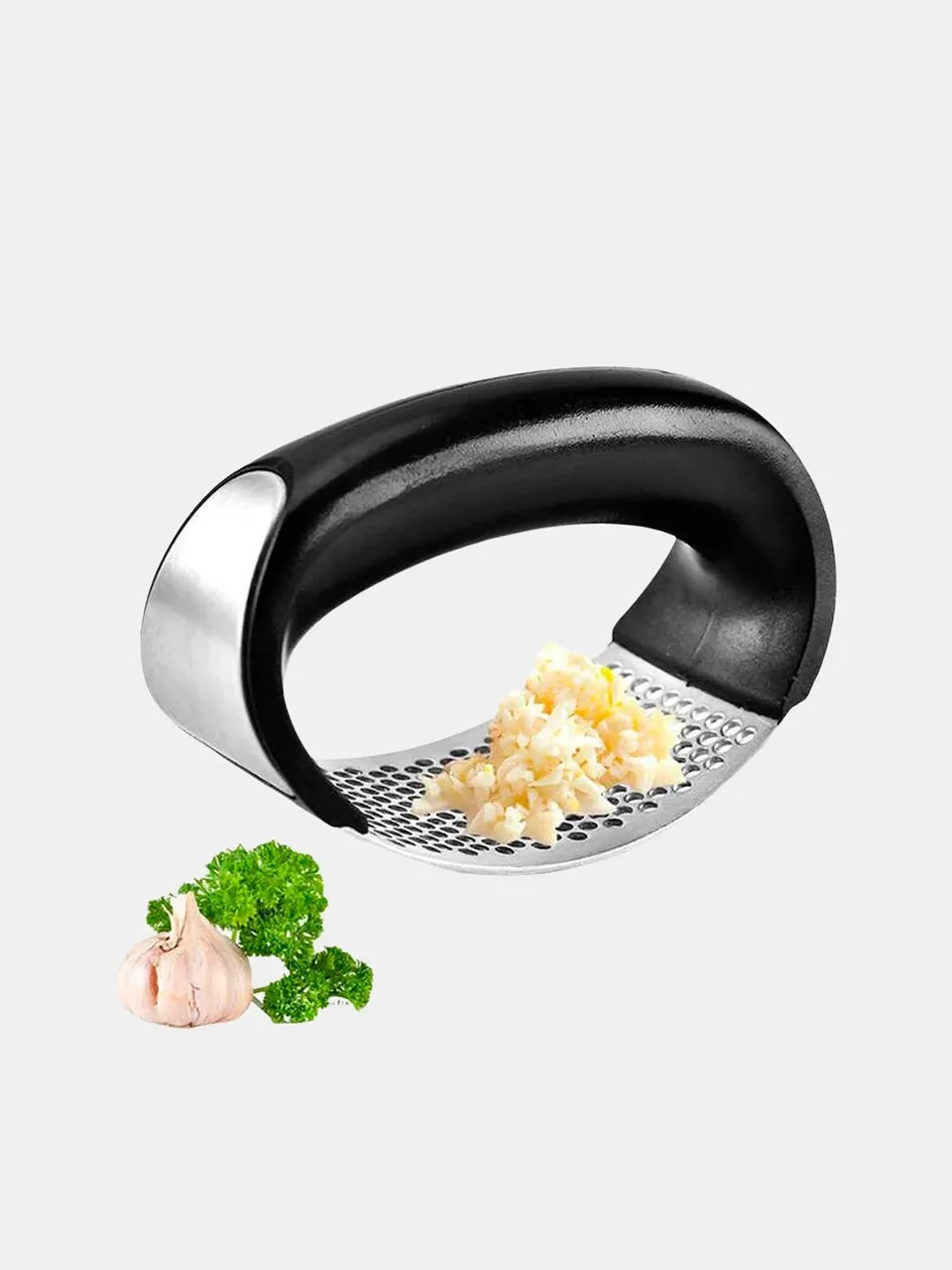 Пресс для чеснока, чеснокодавка / чеснокодавка из нержавеющей стали ...