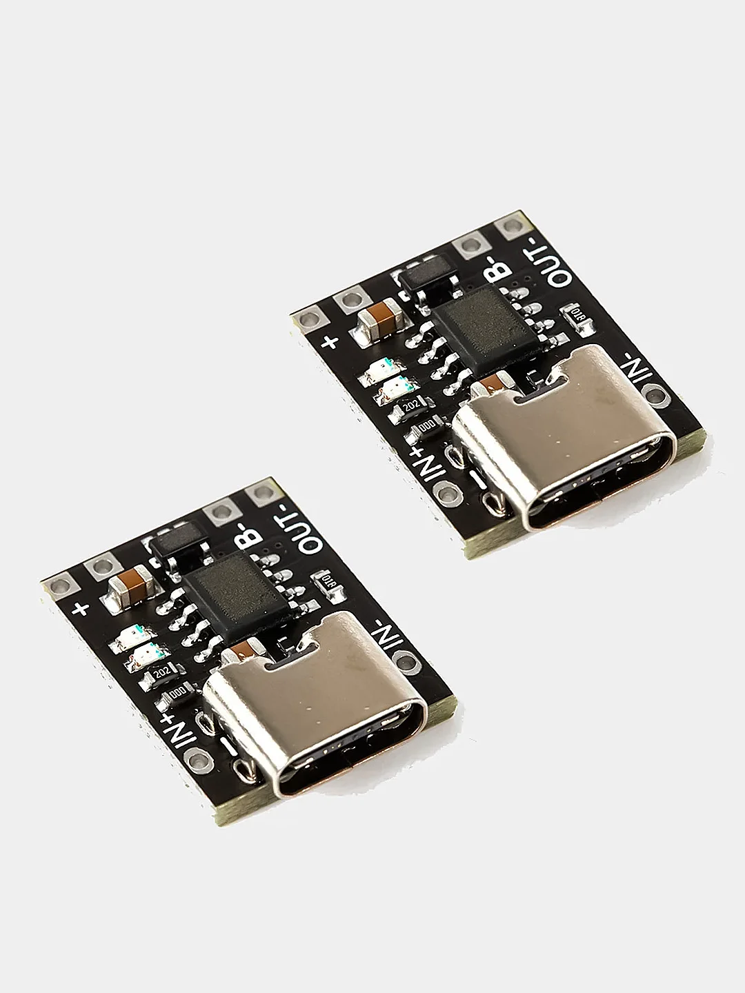 2 шт. Супер маленький Type-C TP4056 контроллер заряда и разряда 18650 ...