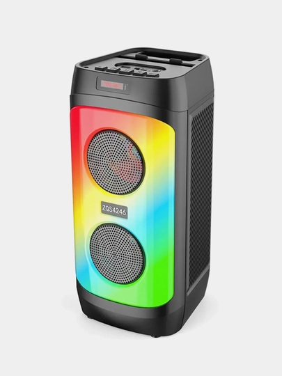 Колонка ZQS 4245 беспроводная большая с микрофоном караоке за 3100 ...