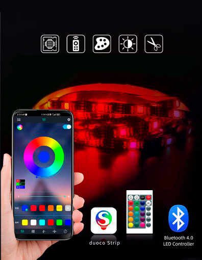 Светодиодная Лента RGB, SMD 5050, 5 Метров, IP65 | ⚡ Бесплатная.