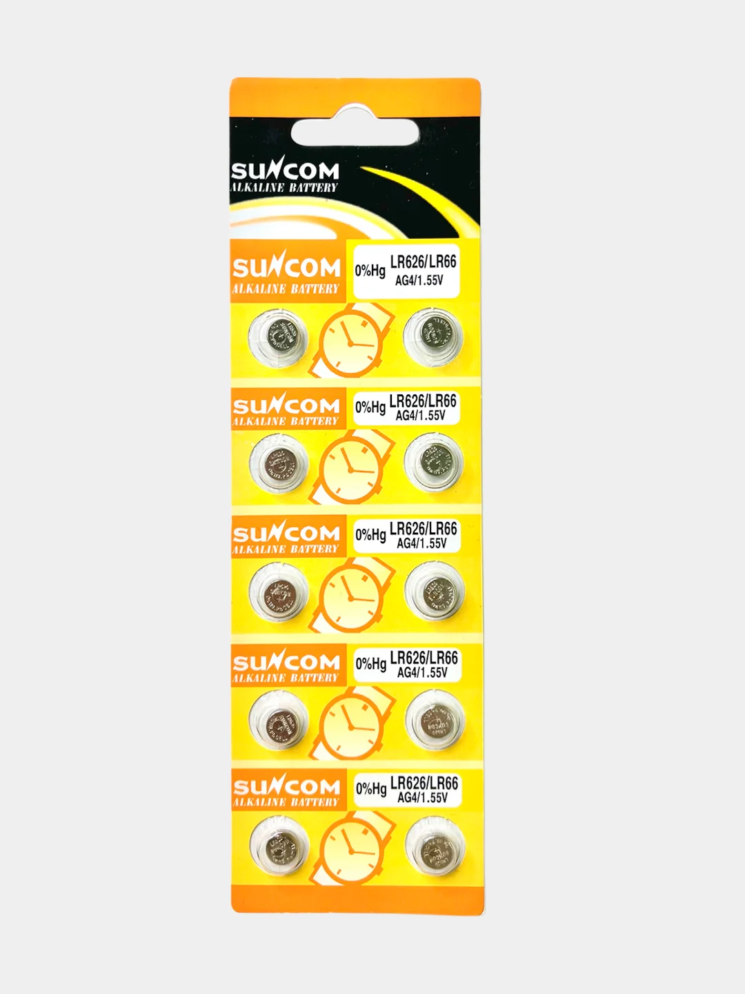 Батарейка алкалиновая SUNCOM LR626 / LR66 Alkaline 1.55V 10 шт за 99 ...