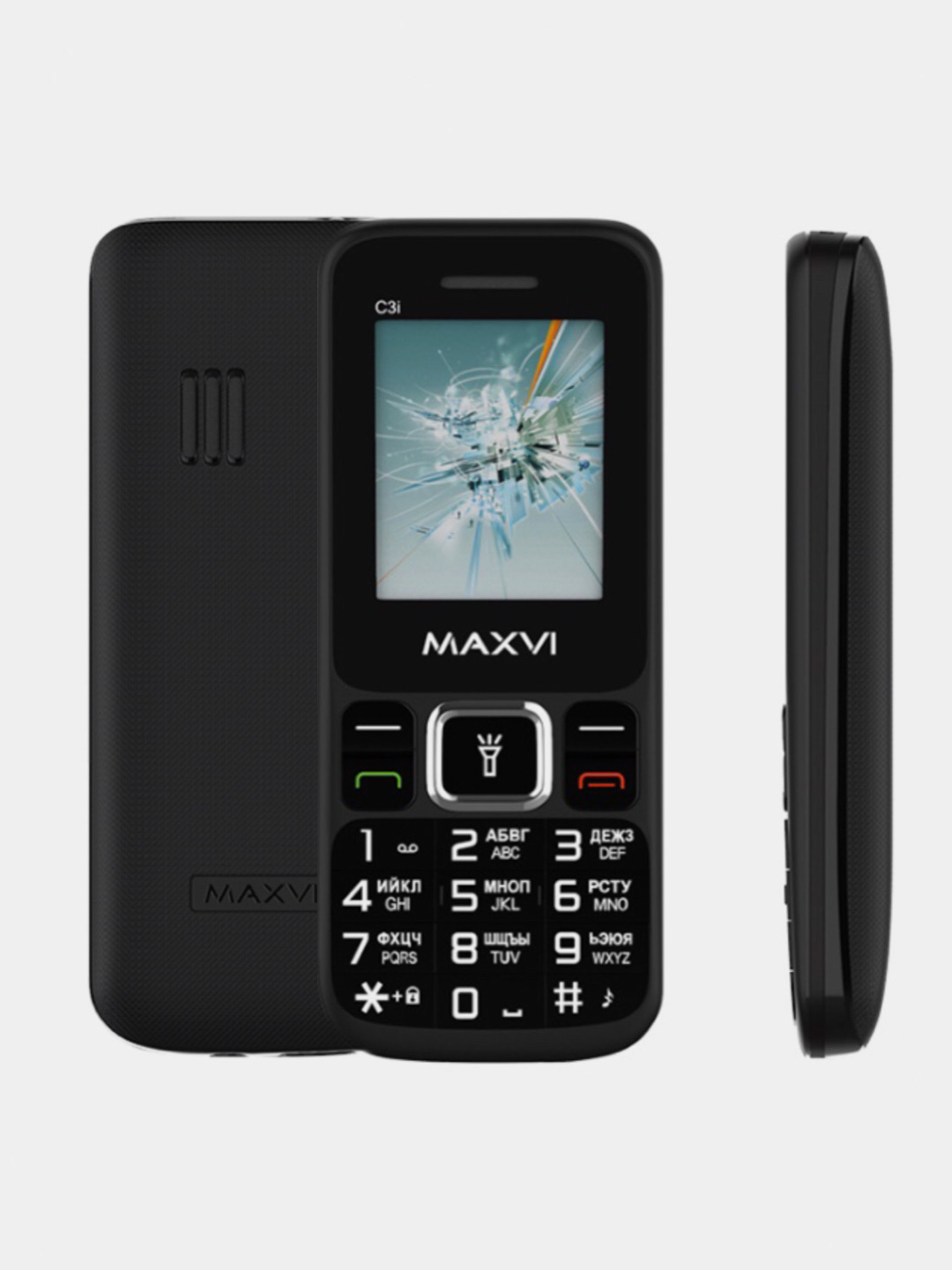 Мобильный телефон Maxvi C3i, аккумулятор 800 мАч