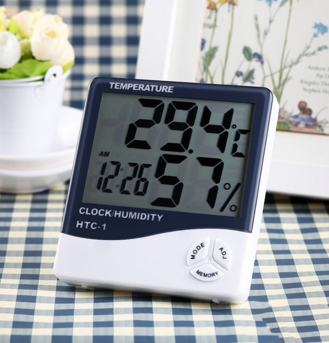 Clock humidity htc 1. Термометр гигрометр метеостанция HTC-1. Цифровой термометр HTC-1. Цифровой гигрометр HTC-1. Электронные цифровые термометр гигрометр HTC-2.