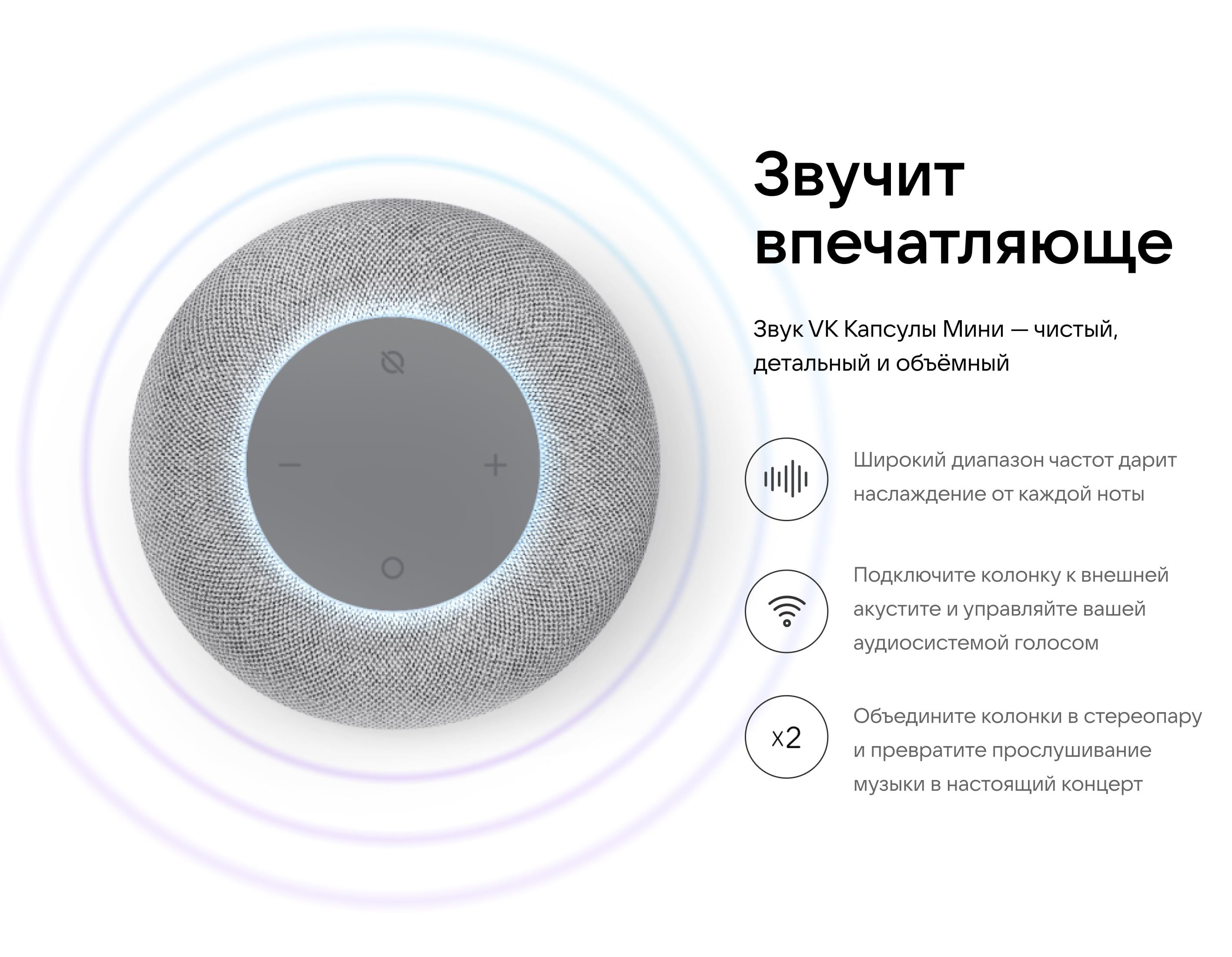 ВК капсула мини. Инструкция кнопки капсулы мини. Умная колонка логотип. ВК капсула количество динамиков.