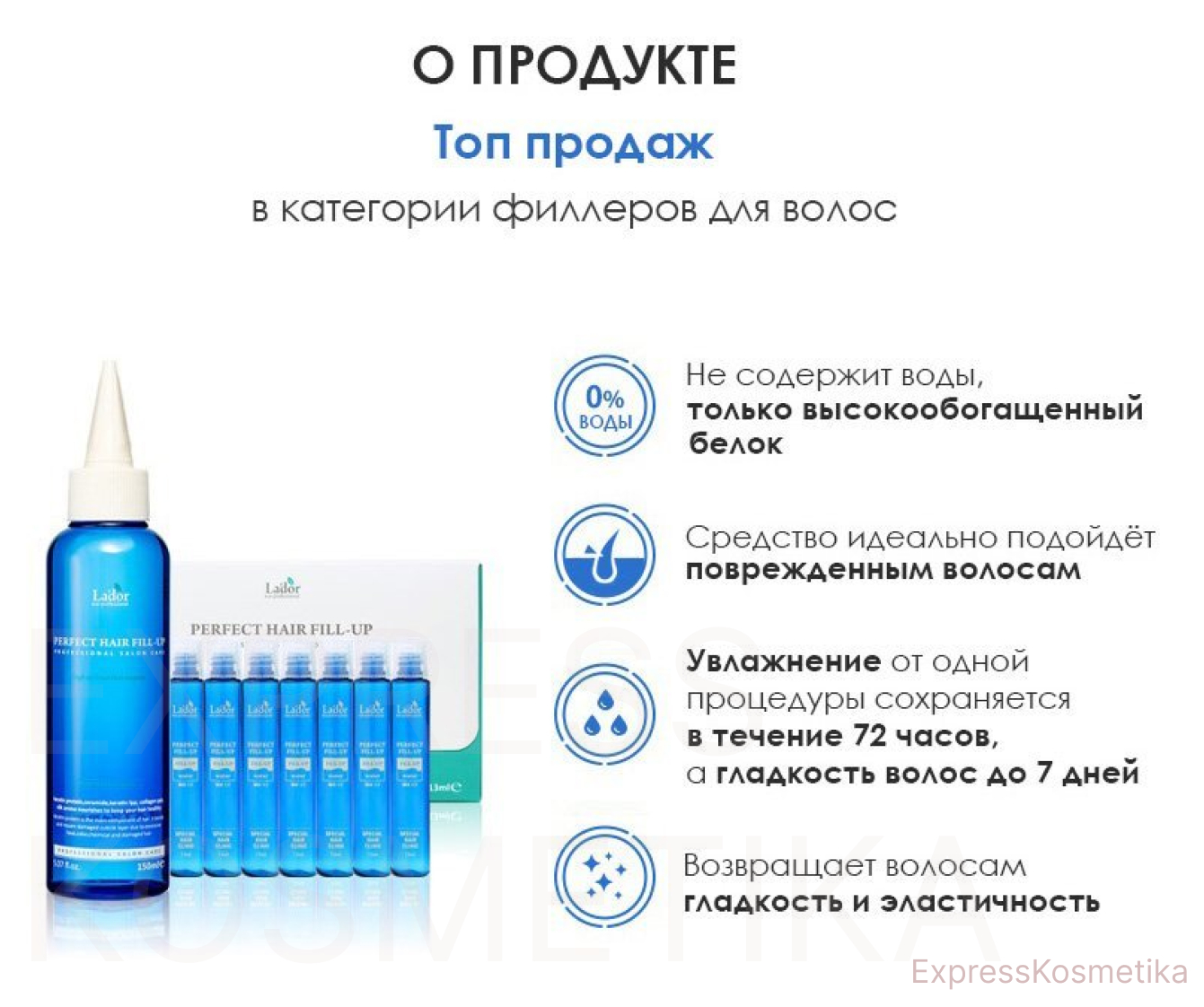 Как пользоваться филлером для волос lador синий