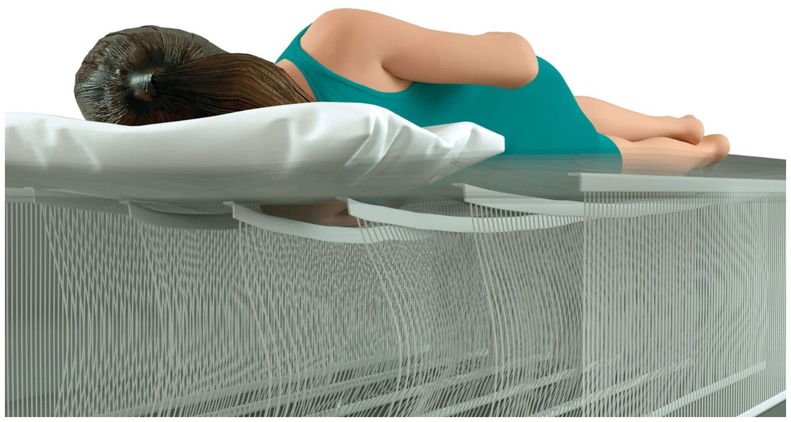 Надувной матрас classic downy airbed fiber tech