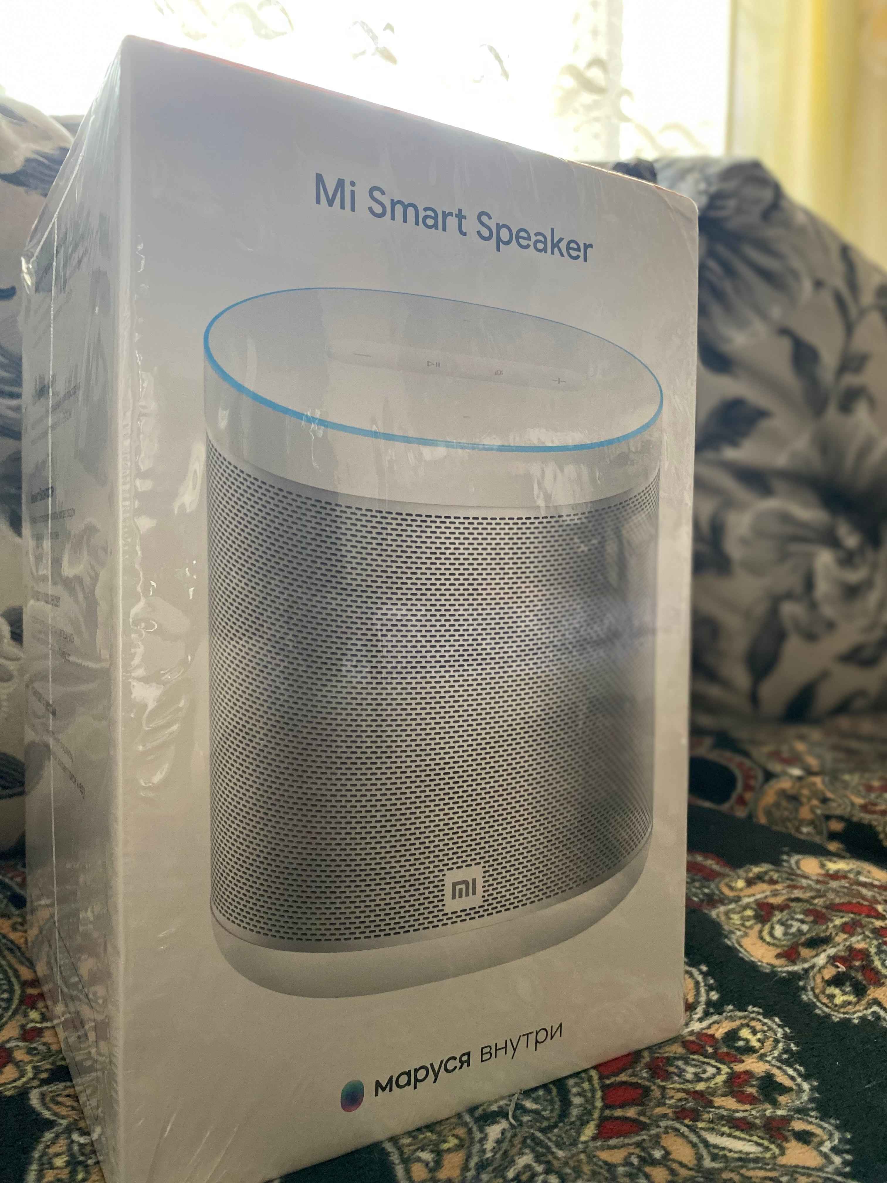 Умная колонка Xiaomi Mi Smart Speaker, с голосовым помощником Маруся,  QBH4221RU купить по цене 4913 ₽ в интернет-магазине Магнит Маркет