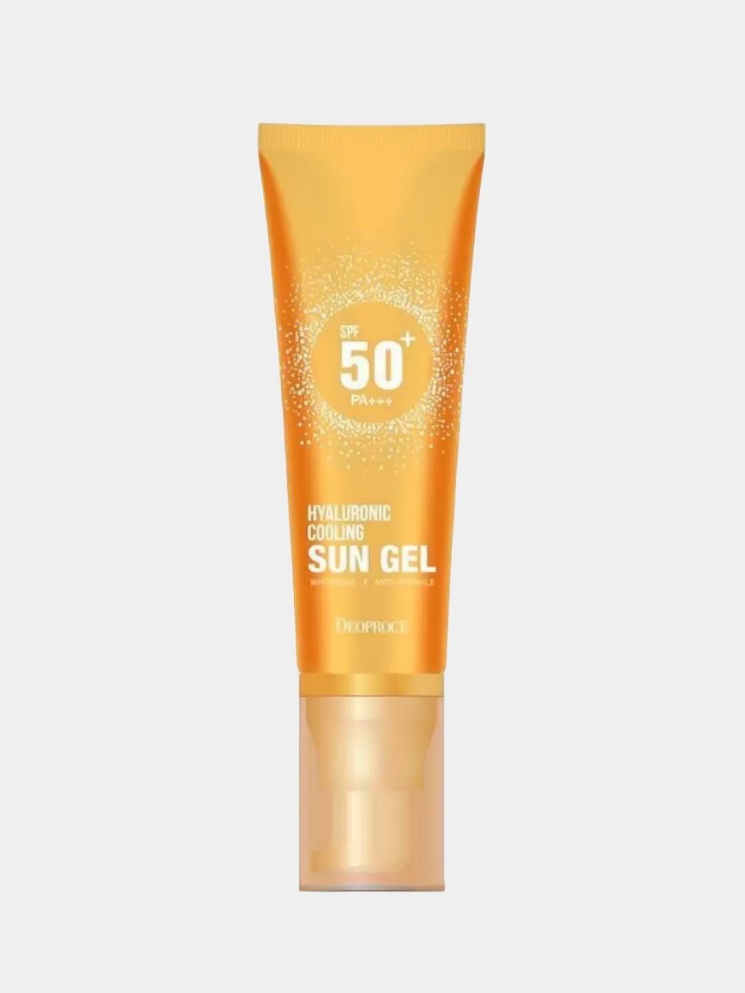 Sun gel отзывы. Deoproce солнцезащитный гель SPF 50. Hyaluronic Cooling Sun Gel spf50+. Deoproce Hyaluronic Cooling Sun Gel SPF 50+ pa+++. Sun Gel Hyaluronic Cooling 50.