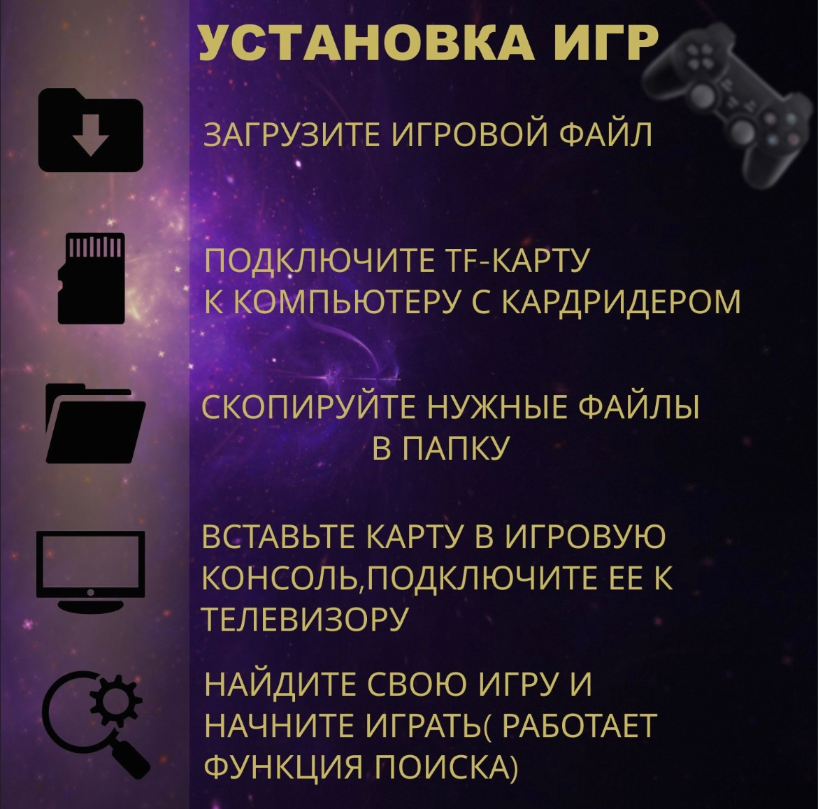 Игровая приставка Game Stick, 1000 ретро игр, 64 Gb за 2738 ₽ купить в  интернет-магазине ПСБ Маркет от Промсвязьбанка