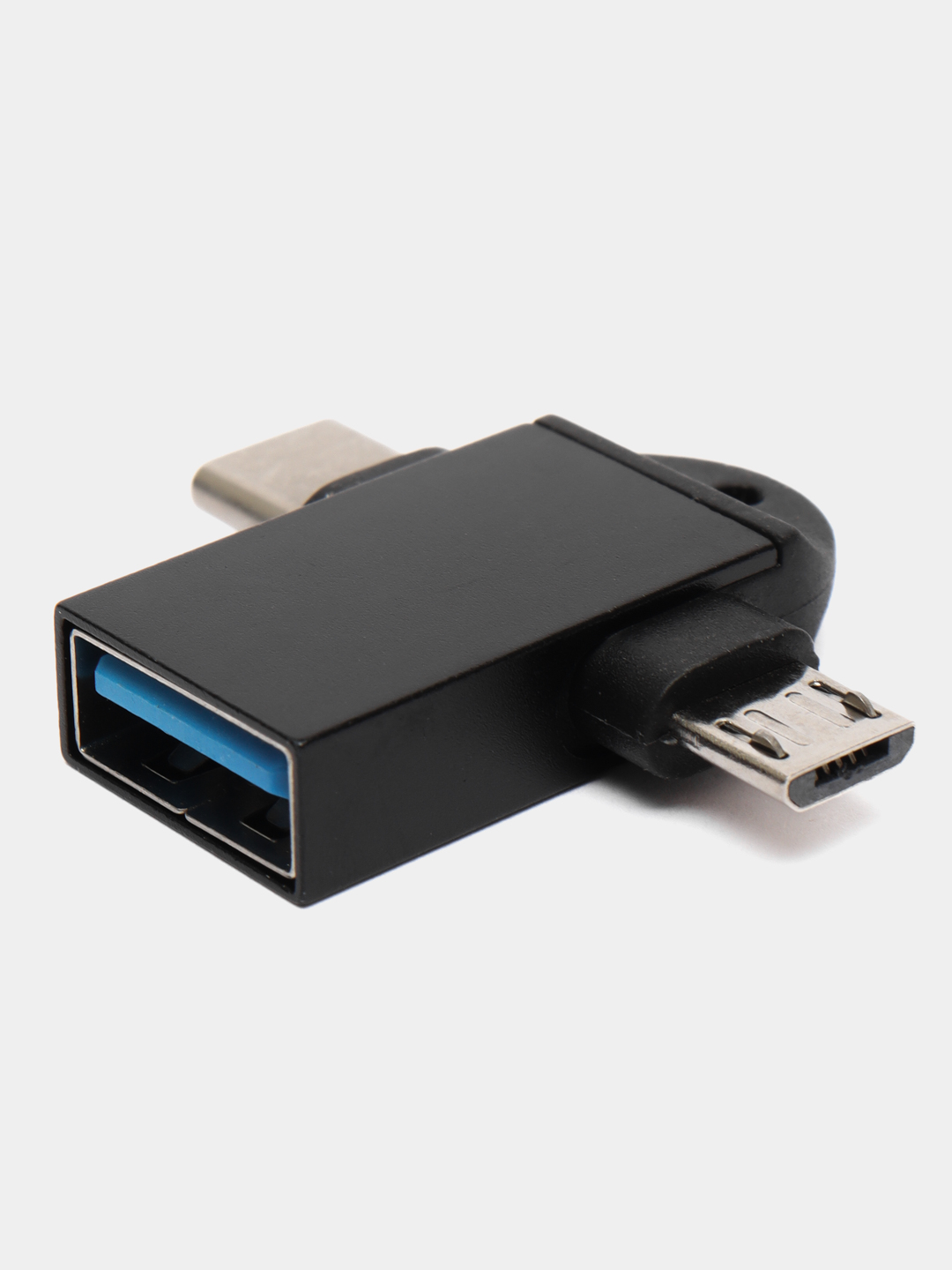 OTG переходник с Type-C / Micro USB на USB 3.0, отг 2 в 1 купить по цене  299 ₽ в интернет-магазине KazanExpress