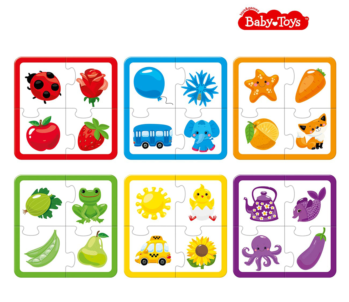 Пазлы MAXI Baby Toys 