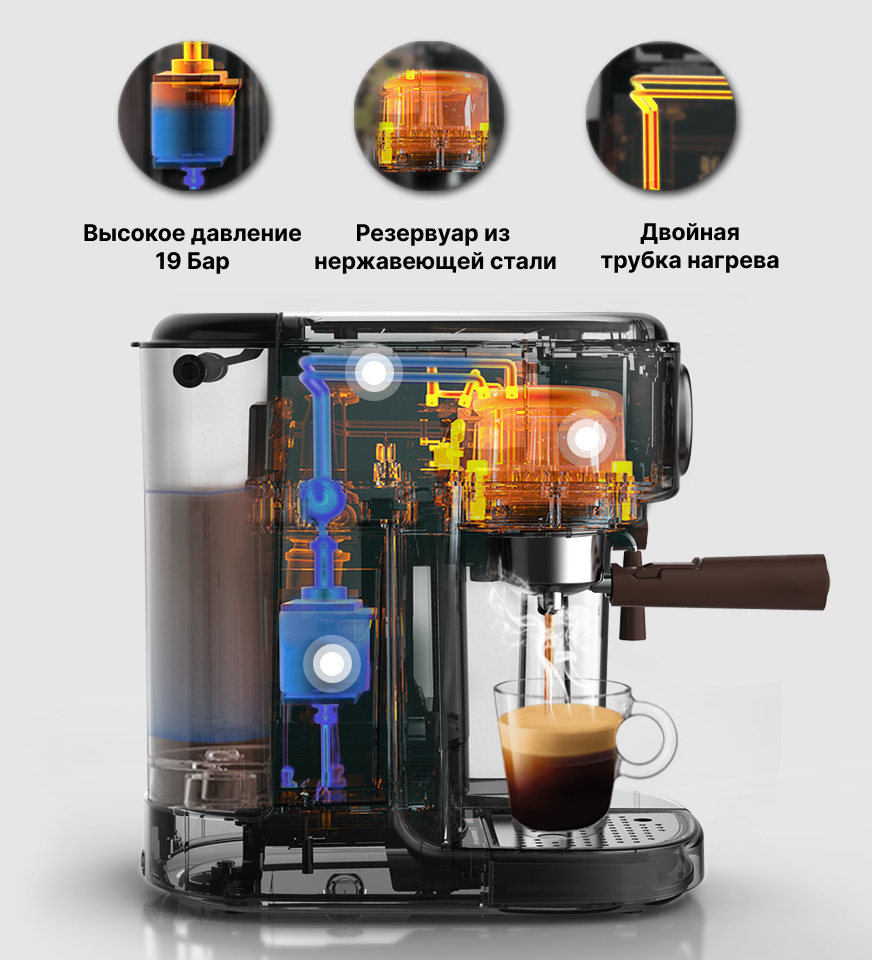 Кофемашина hibrew