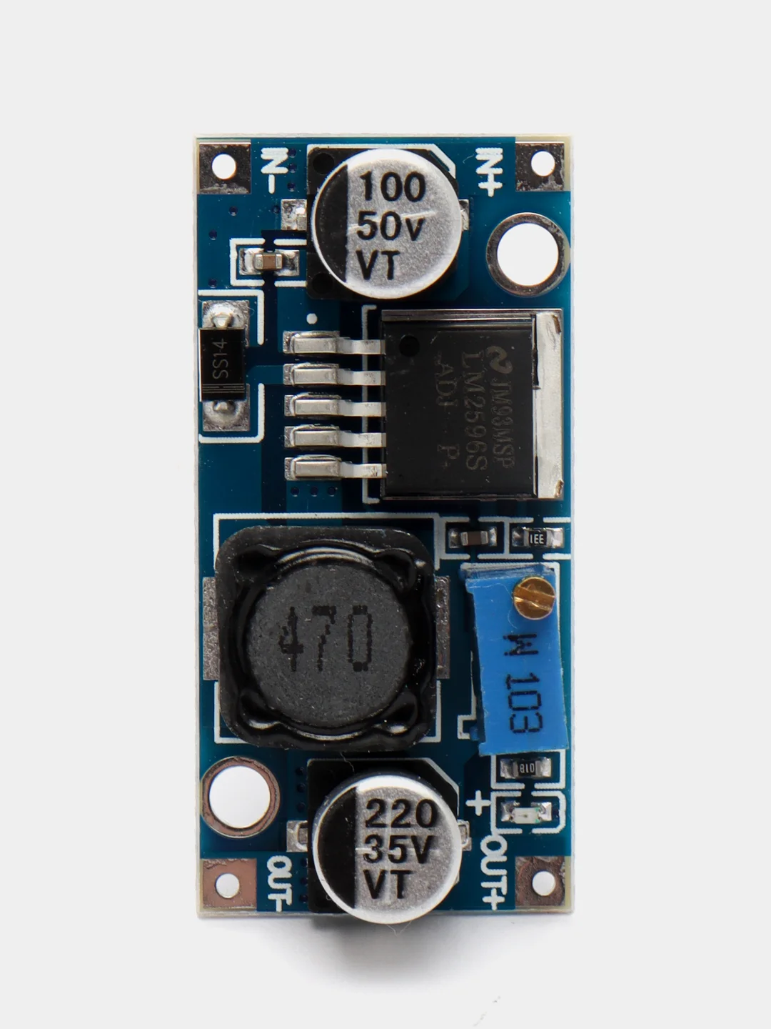 Понижающий напряжения DC-DC преобразователь LM2596, для arduino ...