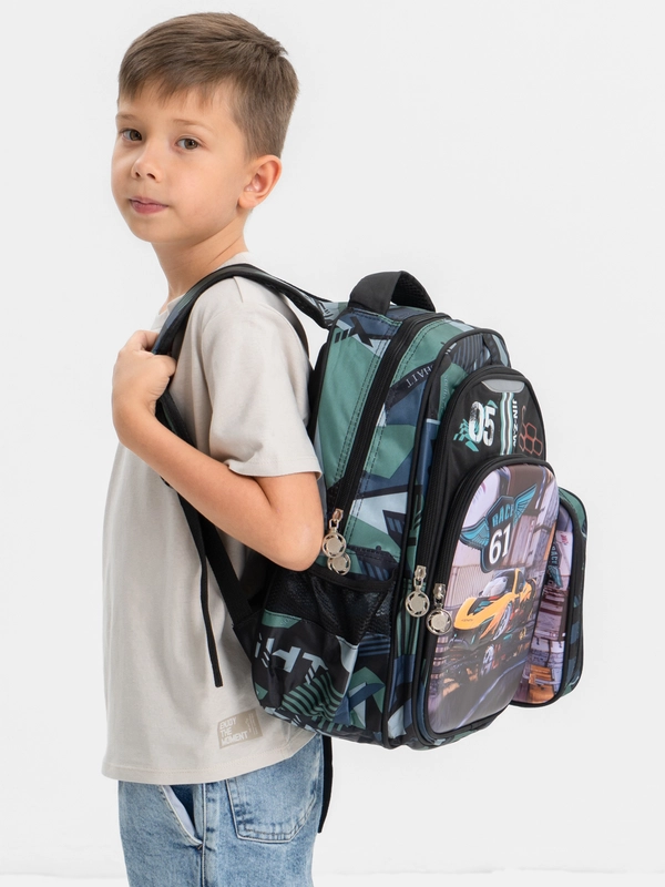 Школьный рюкзак для мальчика сортопедической спинкой и пеналом купить ...