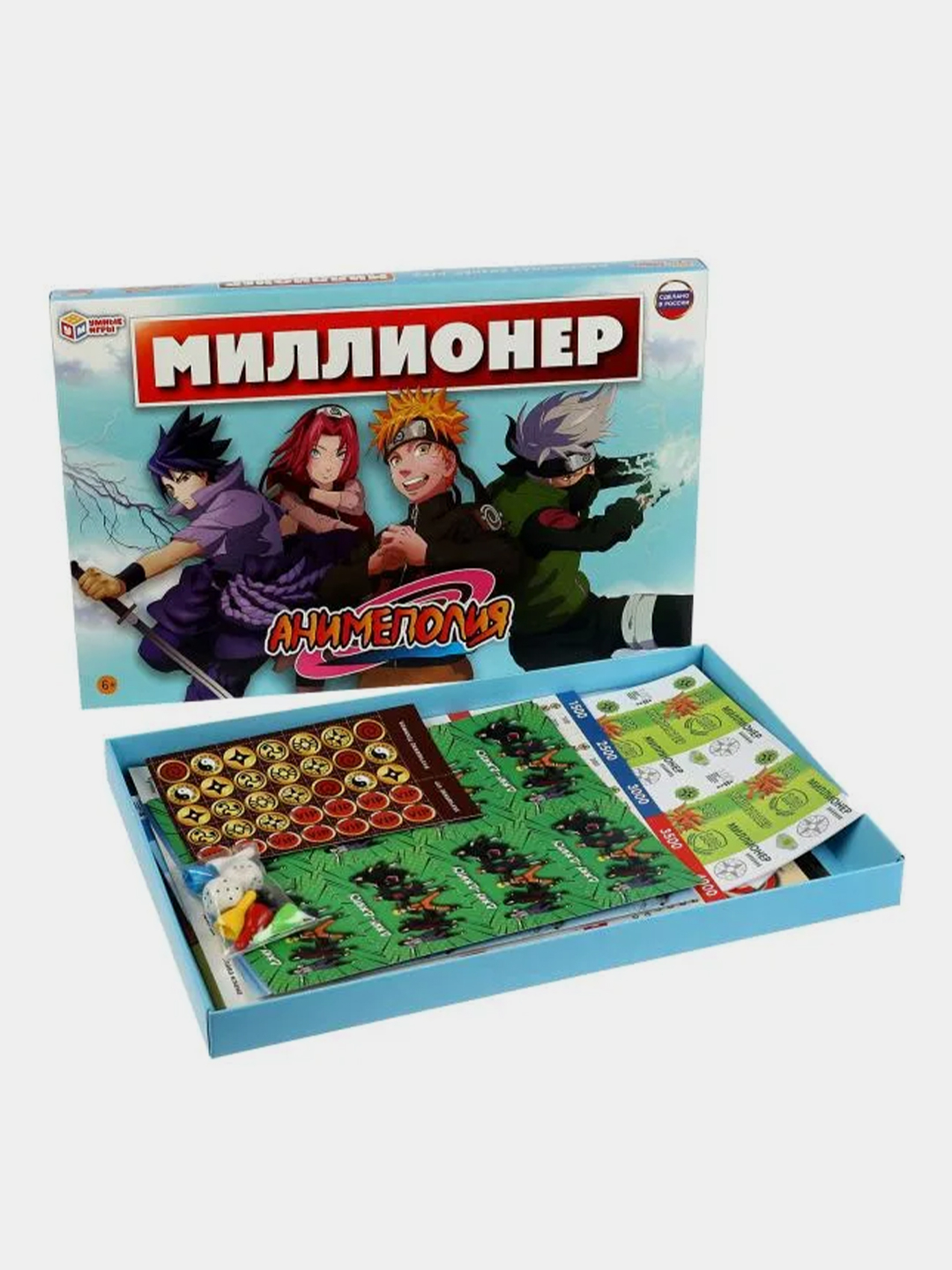 Настольная игра Умные игры Миллионер Анимеполия купить по цене 493 ₽ в  интернет-магазине Магнит Маркет