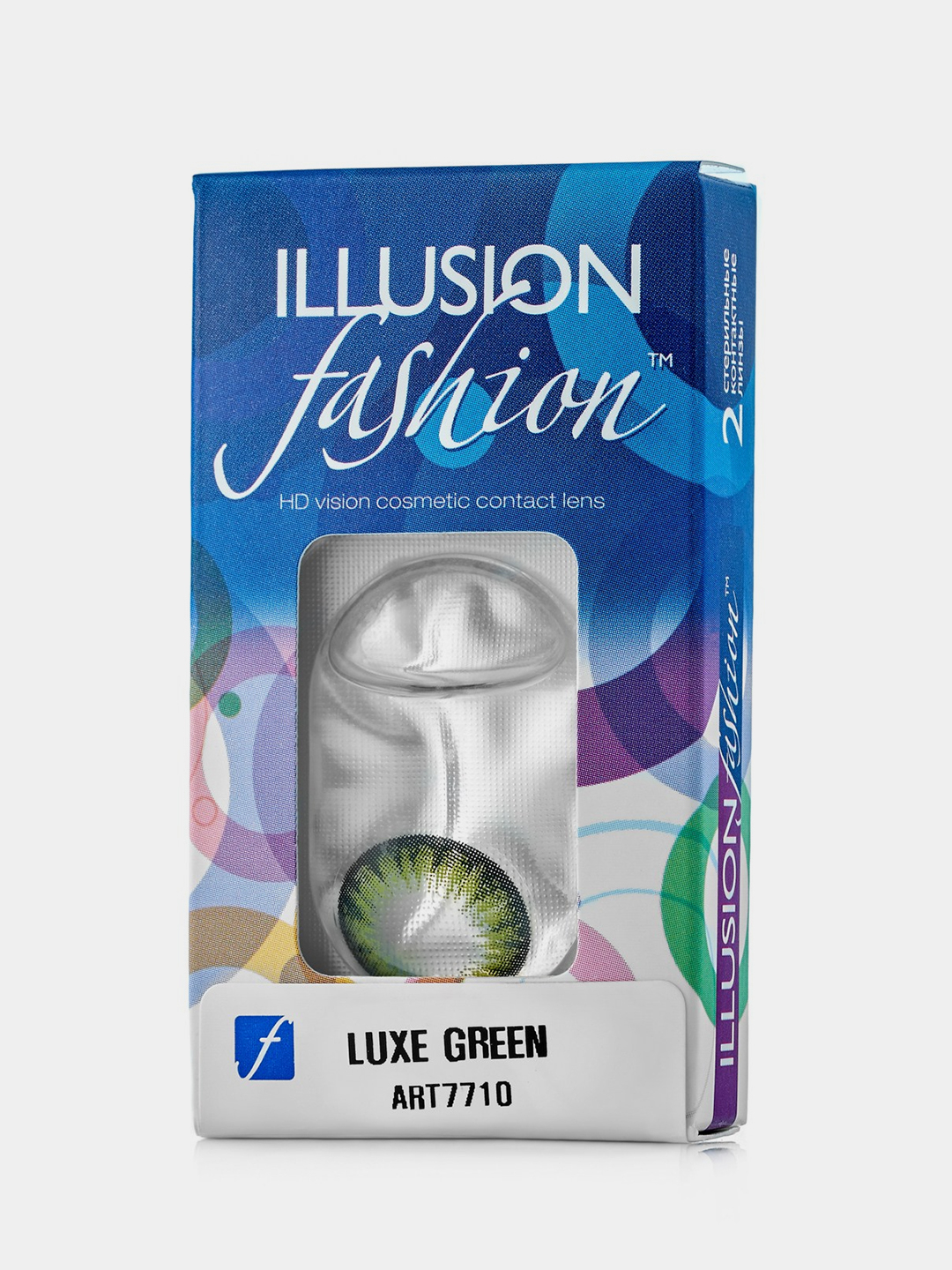 Цветные контактные линзы ILLUSION fashion LUXE 8,6/ 14,5/ от -0,5D до -6,0D  купить по цене 907 ₽ в интернет-магазине Магнит Маркет