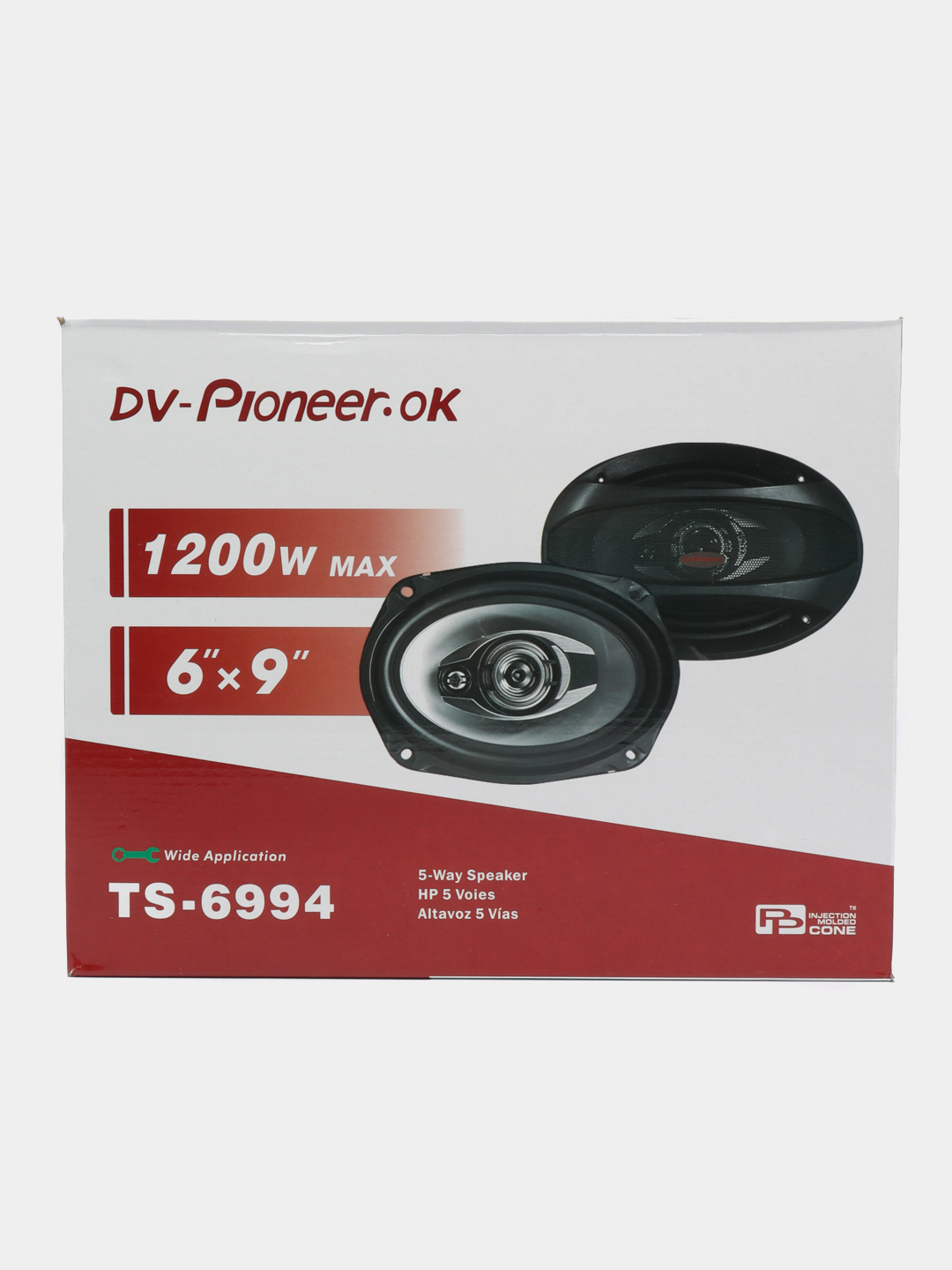 Автомобильные колонки / динамики с пищалками DV-Pioneer.ok TS-6994, 24 х 16  см, 650 w купить по цене 4499 ₽ в интернет-магазине KazanExpress