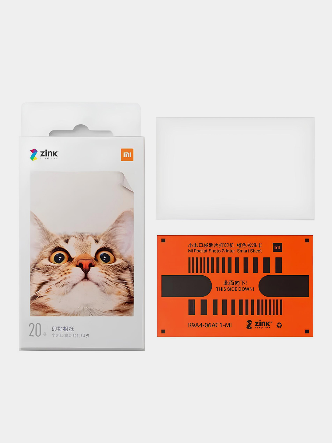 Картридж для моментальной печати Xiaomi Mi Portable Photo Printer Paper, 20  листов (TEJ4019GL) купить по цене 1195 ₽ в интернет-магазине KazanExpress