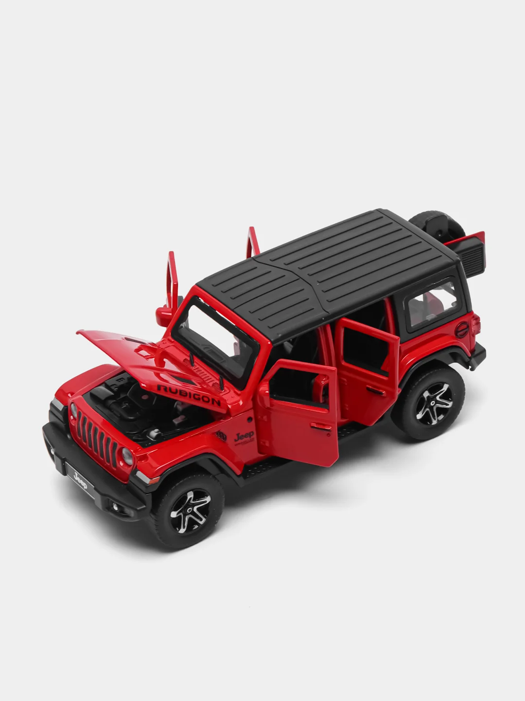 Машинка металлическая иннерционная 1:32 Jeep Wrangler Rubicon 15,5 см D21003