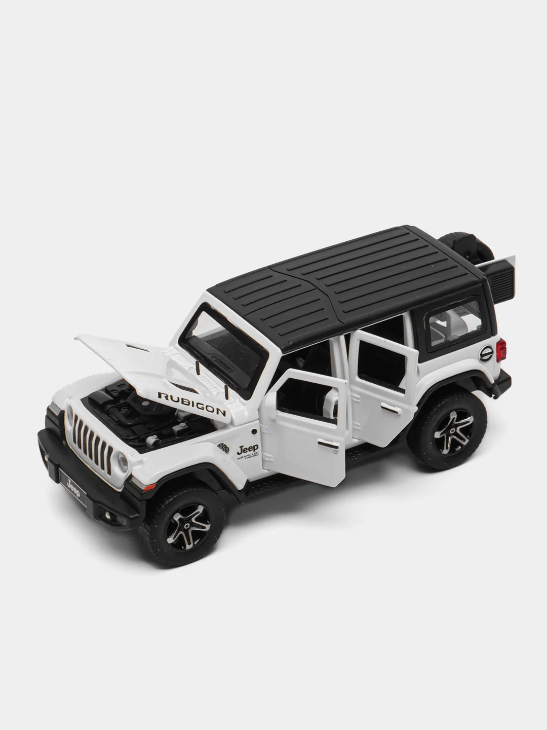 Машинка металлическая иннерционная 1:32 Jeep Wrangler Rubicon 15,5 см D21003